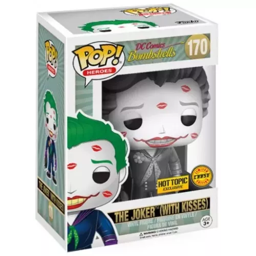 Funko Pop! The Joker (with Kisses) #170 Chase Black and White Box