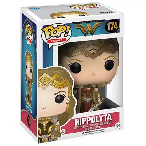 Funko Pop! Hippolyta #174 Wonder Woman Heroes Vinyl Figure Box