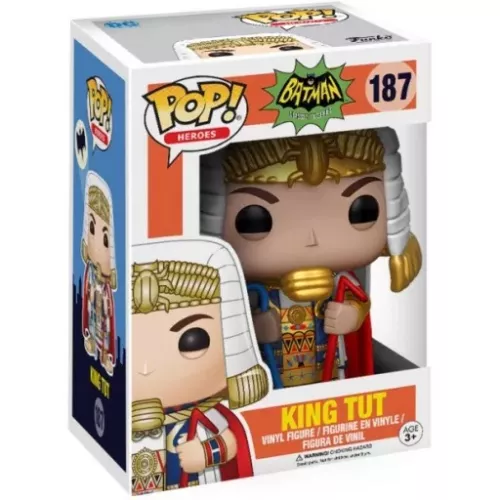 Funko Pop! King Tut #187 Batman Classic TV Series Heroes Box