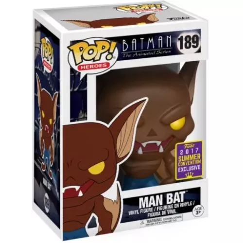 Funko Pop! Man Bat #189 Batman The Animated Series Box