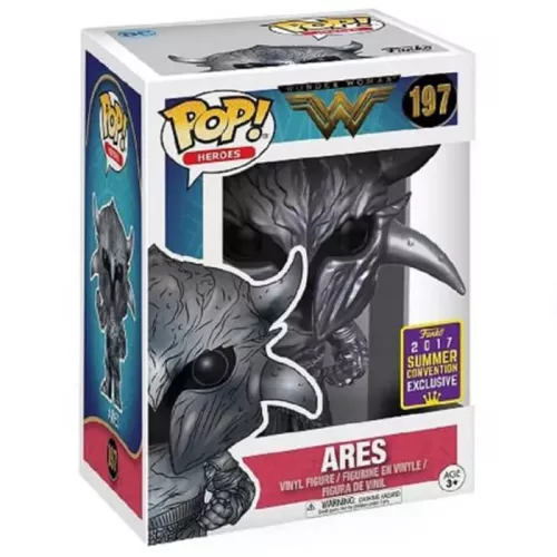 Funko Pop! Ares #197 Wonder Woman Heroes Vinyl Figure Box