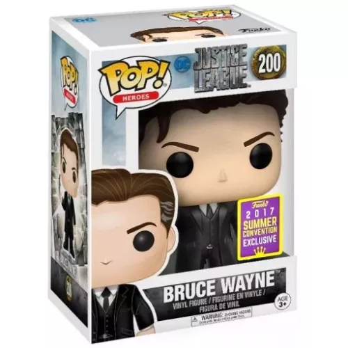 Funko Pop! Bruce Wayne #200 DC Justice League Heroes Box
