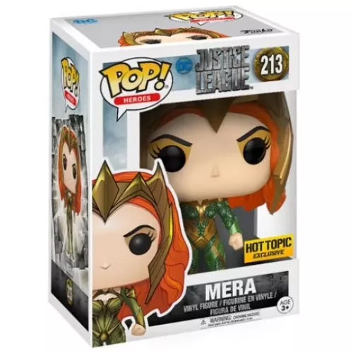 Funko Pop! Mera #213 DC Justice League Heroes Vinyl Figure Box