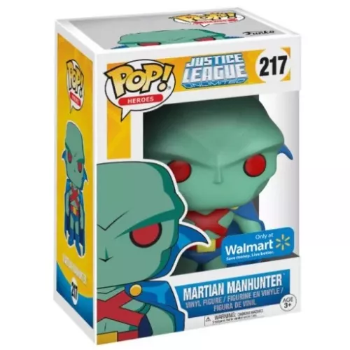 Funko Pop! Martian Manhunter #217 Justice League Unlimited Box
