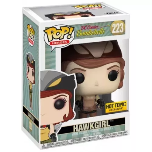 Funko Pop! Hawkgirl #223 Sepia DC Comics Bombshells Box