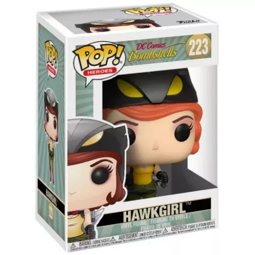 Funko Pop! Hawkgirl #223 DC Comics Bombshells Heroes Box