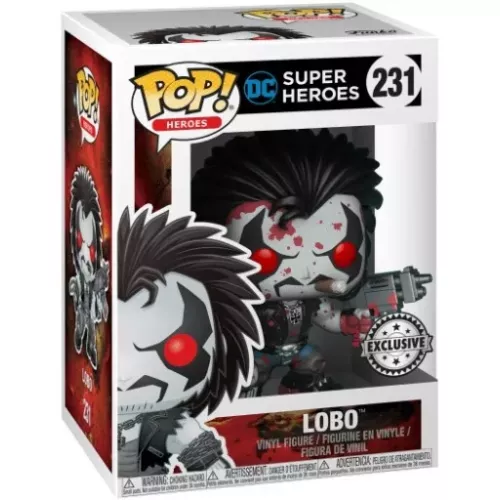 Funko Pop! Lobo #231 Bloody DC Super Heroes Vinyl Figure Box