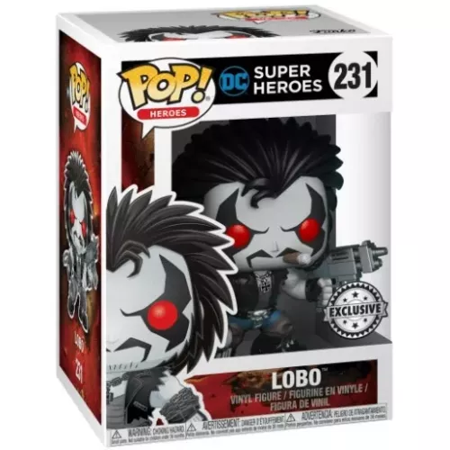 Funko Pop! Lobo #231 DC Super Heroes Vinyl Figure Box