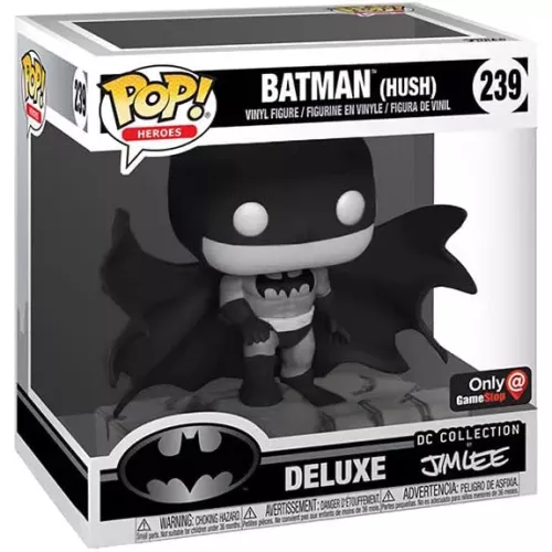 Funko Pop! Batman (Hush) #239 Black and White Heroes Box