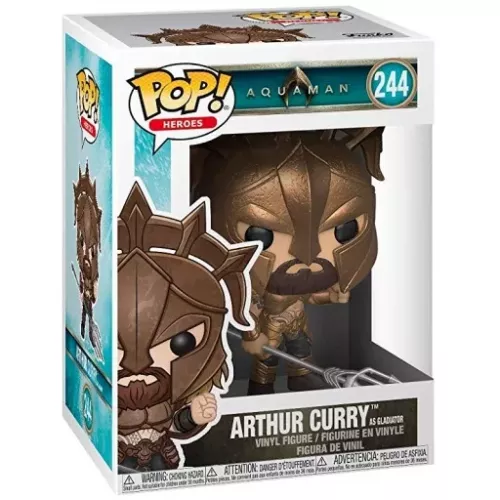 Funko Pop! Arthur Curry as Gladiator #244 Aquaman Heroes Box