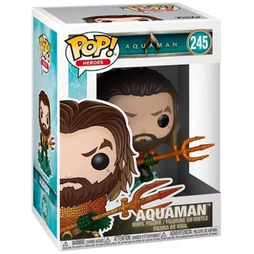 Funko Pop! Aquaman #245 Heroes Vinyl Figure Box
