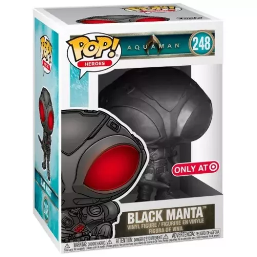 Funko Pop! Black Manta #248 Steel Aquaman Heroes Vinyl Figure Box