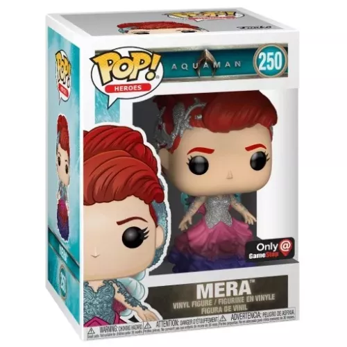 Funko Pop! Mera #250 Aquaman Heroes Vinyl Figure Box