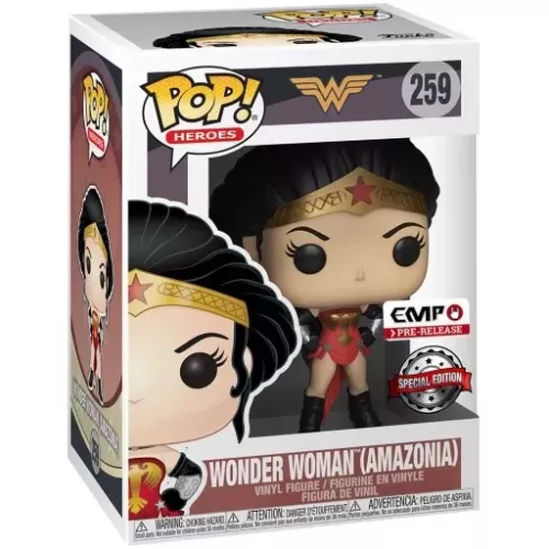 Funko Pop! Wonder Woman (Amazonia) #259 Heroes Vinyl Figure Box