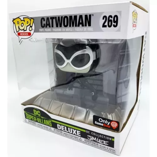 Funko Pop! Catwoman #269 Black and White DC Super Villains Box