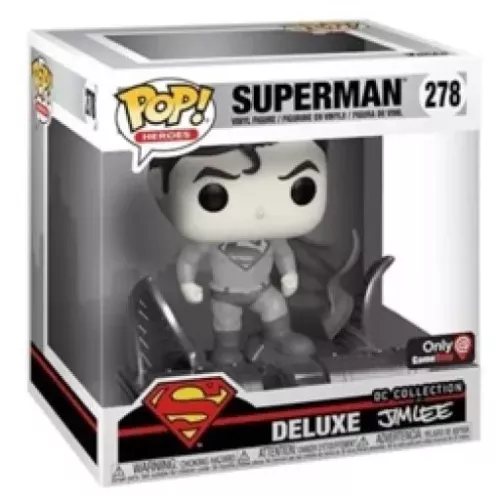 Funko Pop! Superman #278 Black and White Heroes Vinyl Figure Box