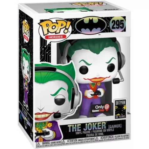 Funko Pop! The Joker [Gamer] #295 Batman Heroes Vinyl Figure Box