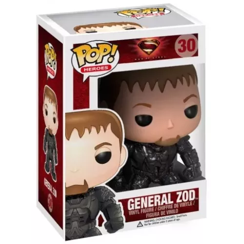 Funko Pop! General Zod #30 Man of Steel Heroes Vinyl Figure Box