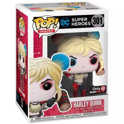 Funko Pop! Harley Quinn #301 DC Super Heroes Vinyl Figure Box