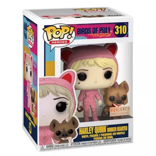 Funko Pop! Harley Quinn Broken Hearted #310 Birds of Prey and the Fantabulous Emancipation of One Harley Quinn DC Box