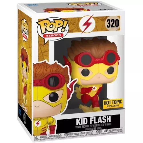 Funko Pop! Kid Flash #320 Heroes Vinyl Figure Box