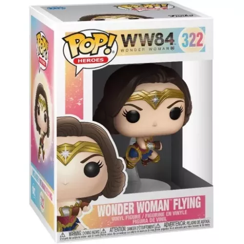 Funko Pop! Wonder Woman Flying #322 WW84 Wonder Woman DC Box