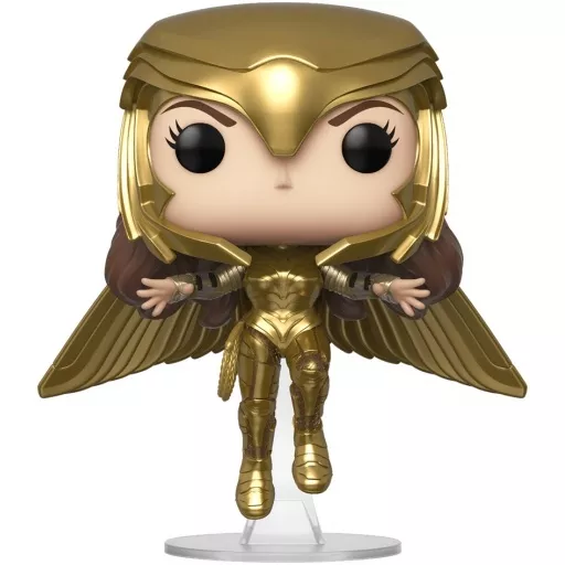 Wonder Woman Golden Armor Flying