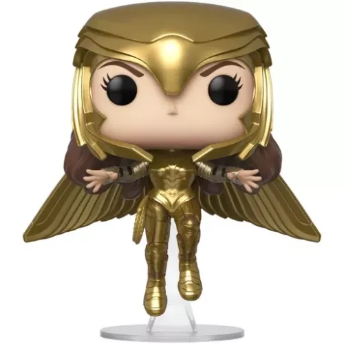 Funko Pop! Wonder Woman Golden Armor Flying #324 Metallic