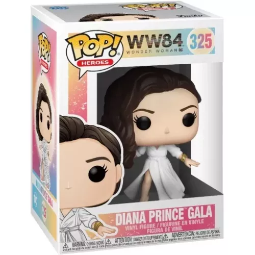 Funko Pop! Diana Prince Gala #325 WW84 Wonder Woman DC Box