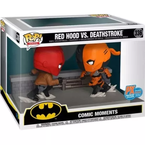 Funko Pop! Red Hood vs. Deathstroke #336 Batman Heroes Box