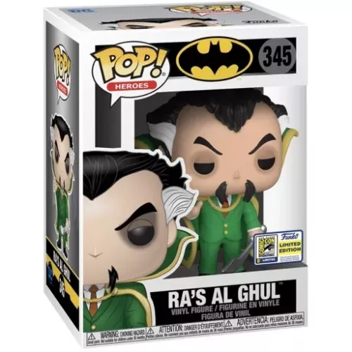 Funko Pop! Ra's Al Ghul #345 Batman Heroes Vinyl Figure Box