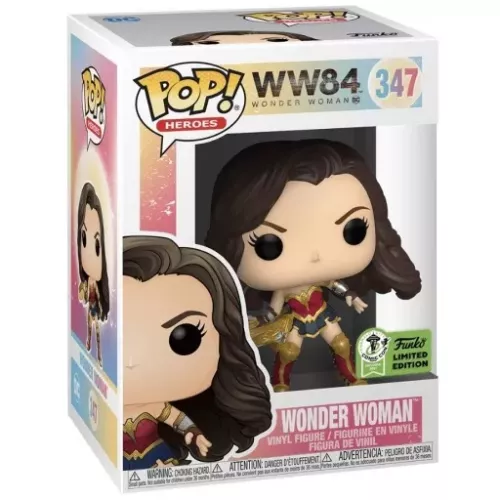 Funko Pop! Wonder Woman #347 WW84 Wonder Woman DC Heroes Box