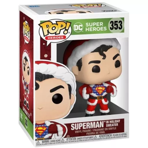 Superman in Holiday Sweater Box