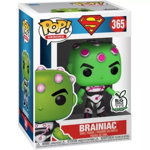 Funko Pop! Brainiac #365 Superman Heroes Vinyl Figure Box