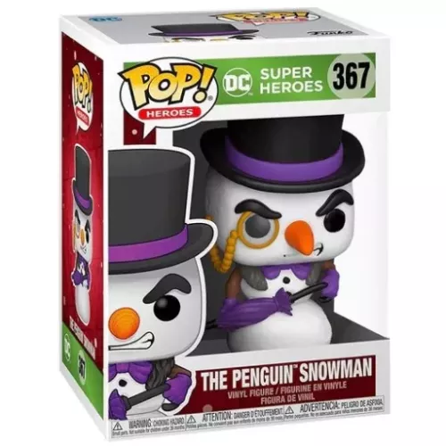 Funko Pop! The Penguin Snowman #367 DC Super Heroes Box