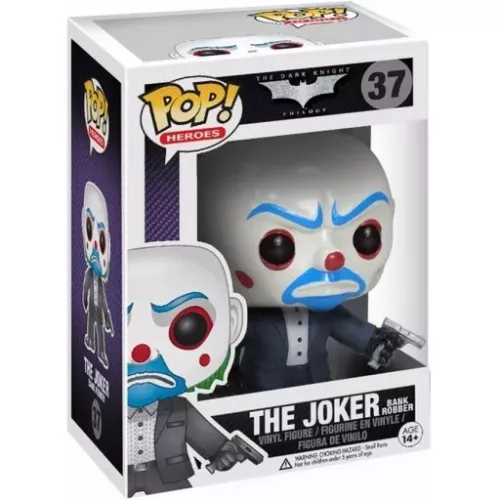 Funko Pop! The Joker Bank Robber #37 The Dark Knight Trilogy Box