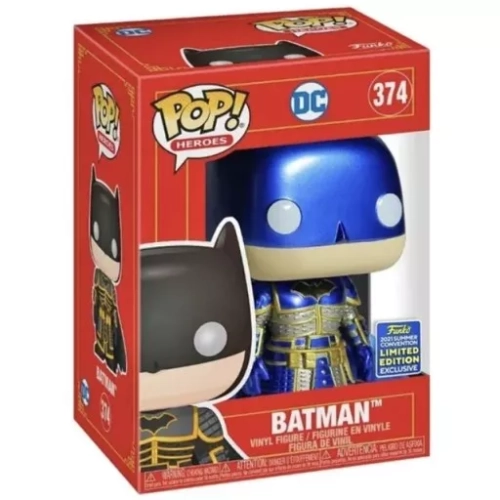 Funko Pop! Batman #374 Imperial Palace Blue Metallic Box