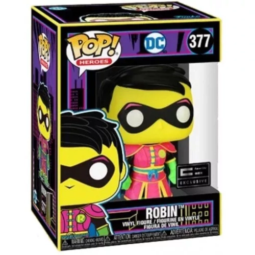 Funko Pop! Robin #377 Imperial Palace Blacklight DC Box