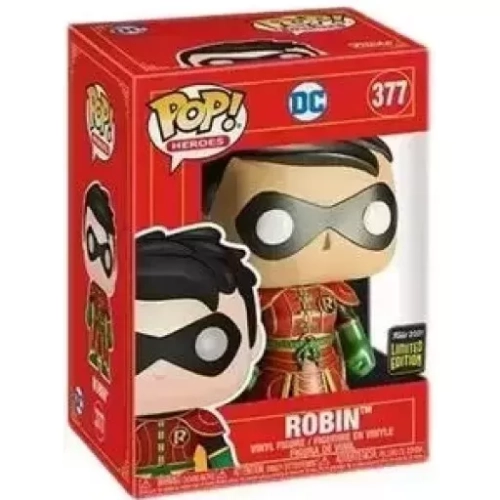 Funko Pop! Robin #377 Imperial Palace Metallic DC Heroes Box