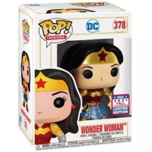Funko Pop! Wonder Woman #378 Imperial Palace Metallic Box