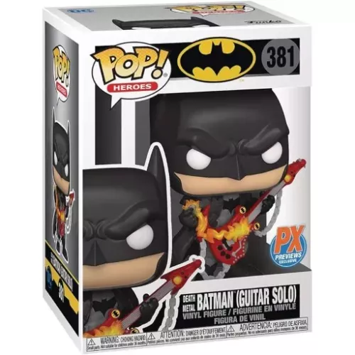 Funko Pop! Death Metal Batman (Guitar Solo) #381 Heroes Box