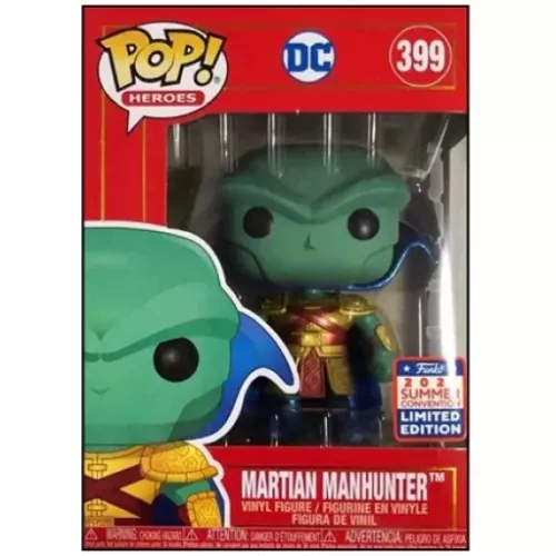 Funko Pop! Martian Manhunter #399 Imperial Palace Metallic Box
