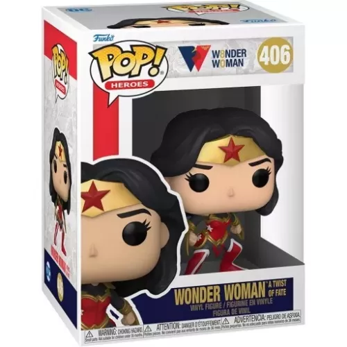 Funko Pop! Wonder Woman A Twist of Fate #406 W8nder W0man Box