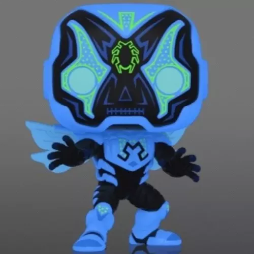 Funko Pop! Blue Beetle #410 Dia De Los DC Glows in the Dark