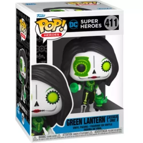 Funko Pop! Green Lantern (Jessica Cruz) #411 Dia De Los DC Box