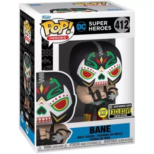 Funko Pop! Bane #412 Dia De Los DC Glows in the Dark Box