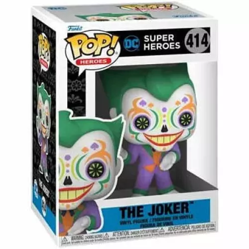Funko Pop! The Joker #414 Dia De Los DC DC Super Heroes Box