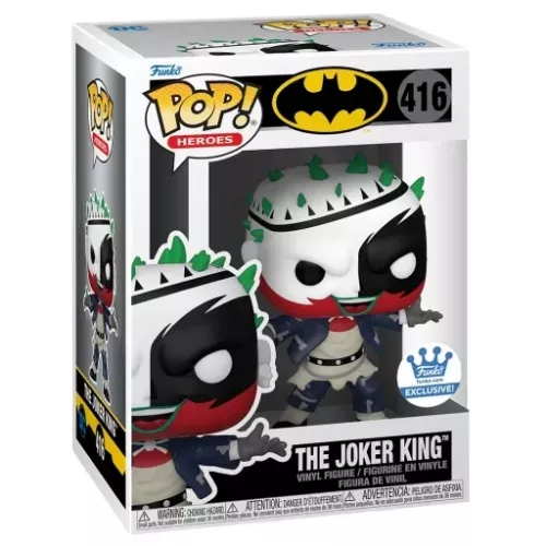 Funko Pop! The Joker King #416 Batman Heroes Vinyl Figure Box