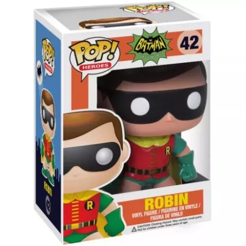 Funko Pop! Robin #42 Batman Classic TV Series Heroes Box