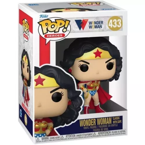 Funko Pop! Wonder Woman Classic with Cape #433 W8nder W0man Box